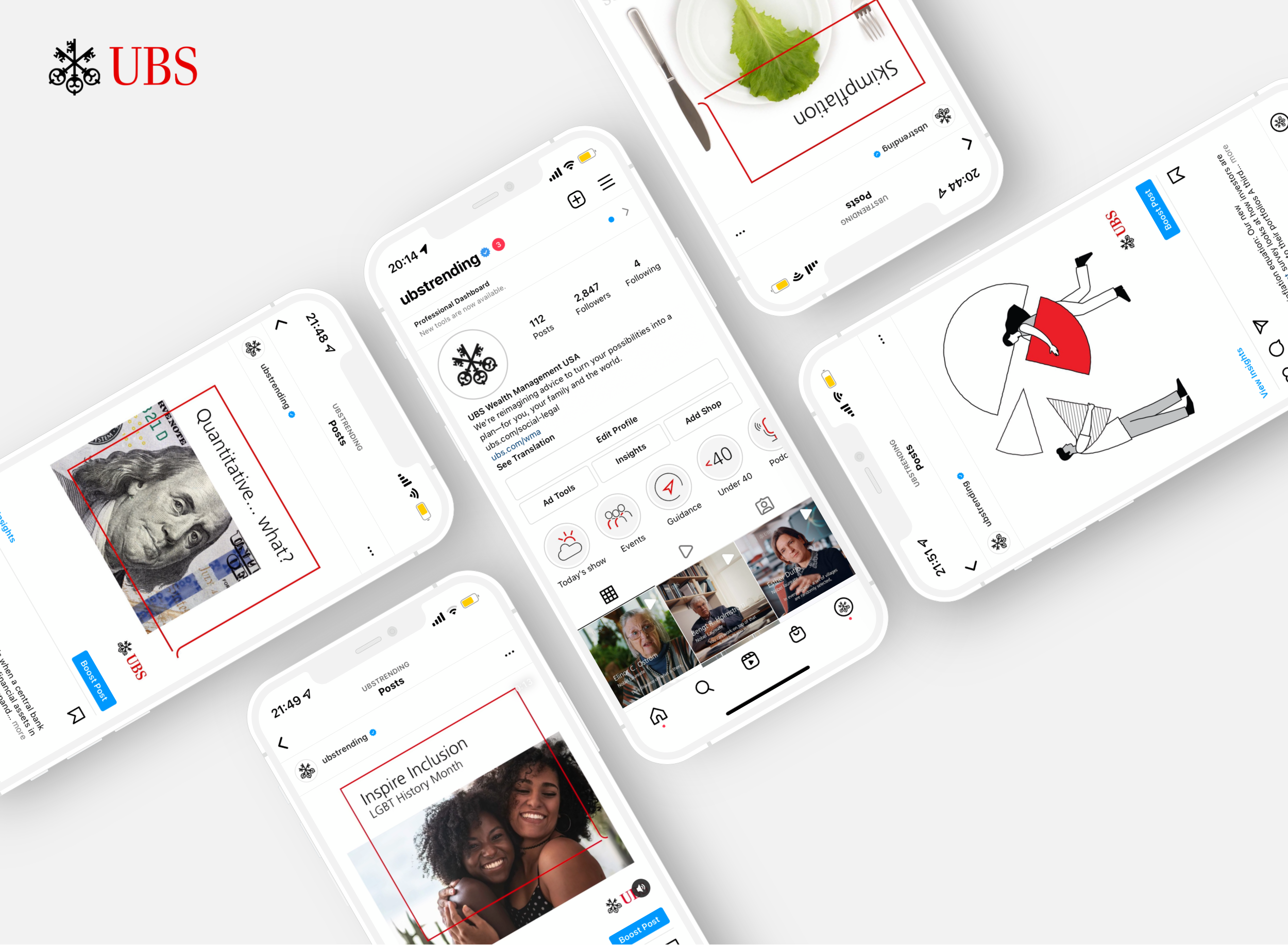 UBS Trending Instagram channel