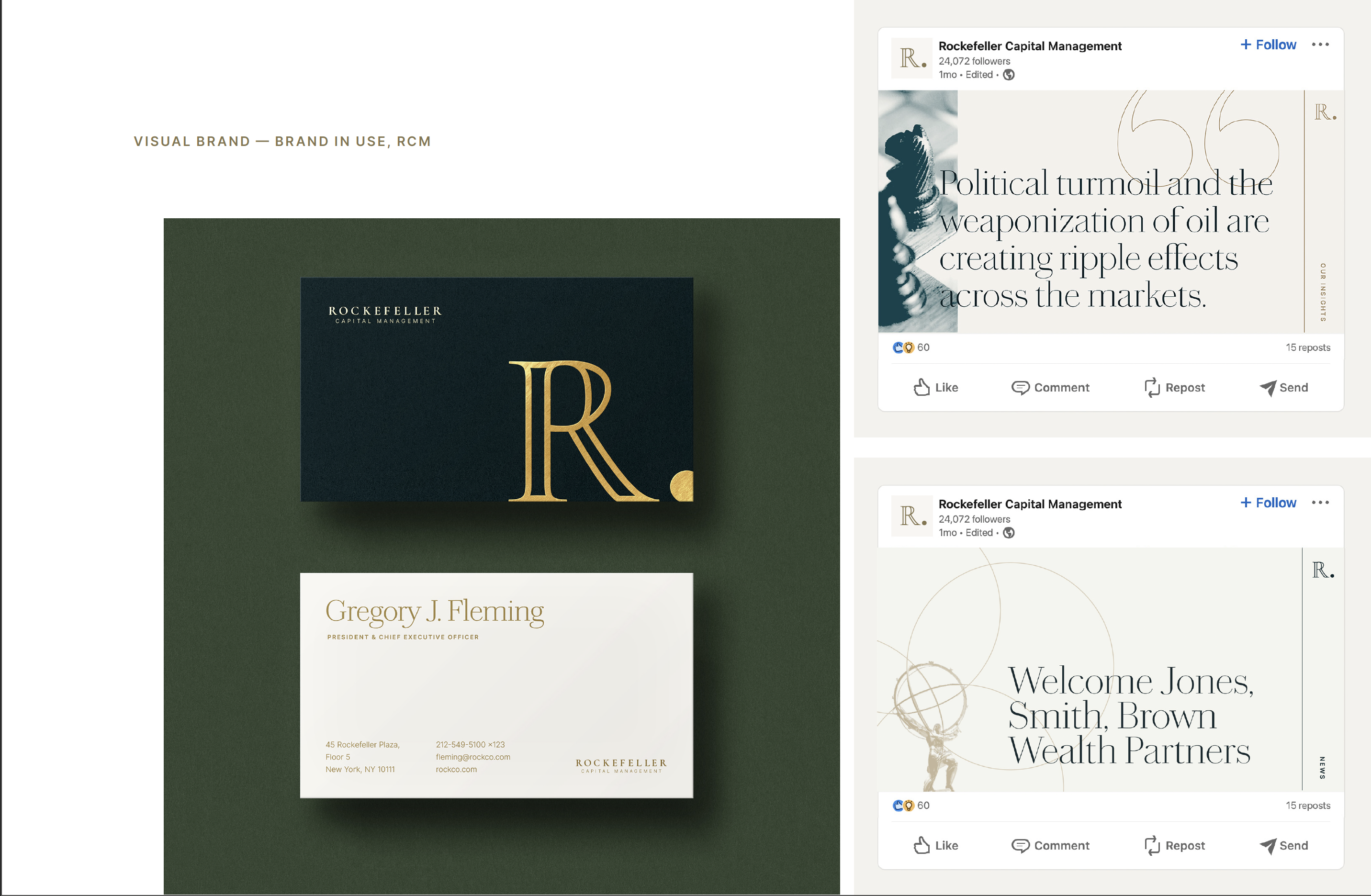 Rockefeller Capital Management — brand guidelines