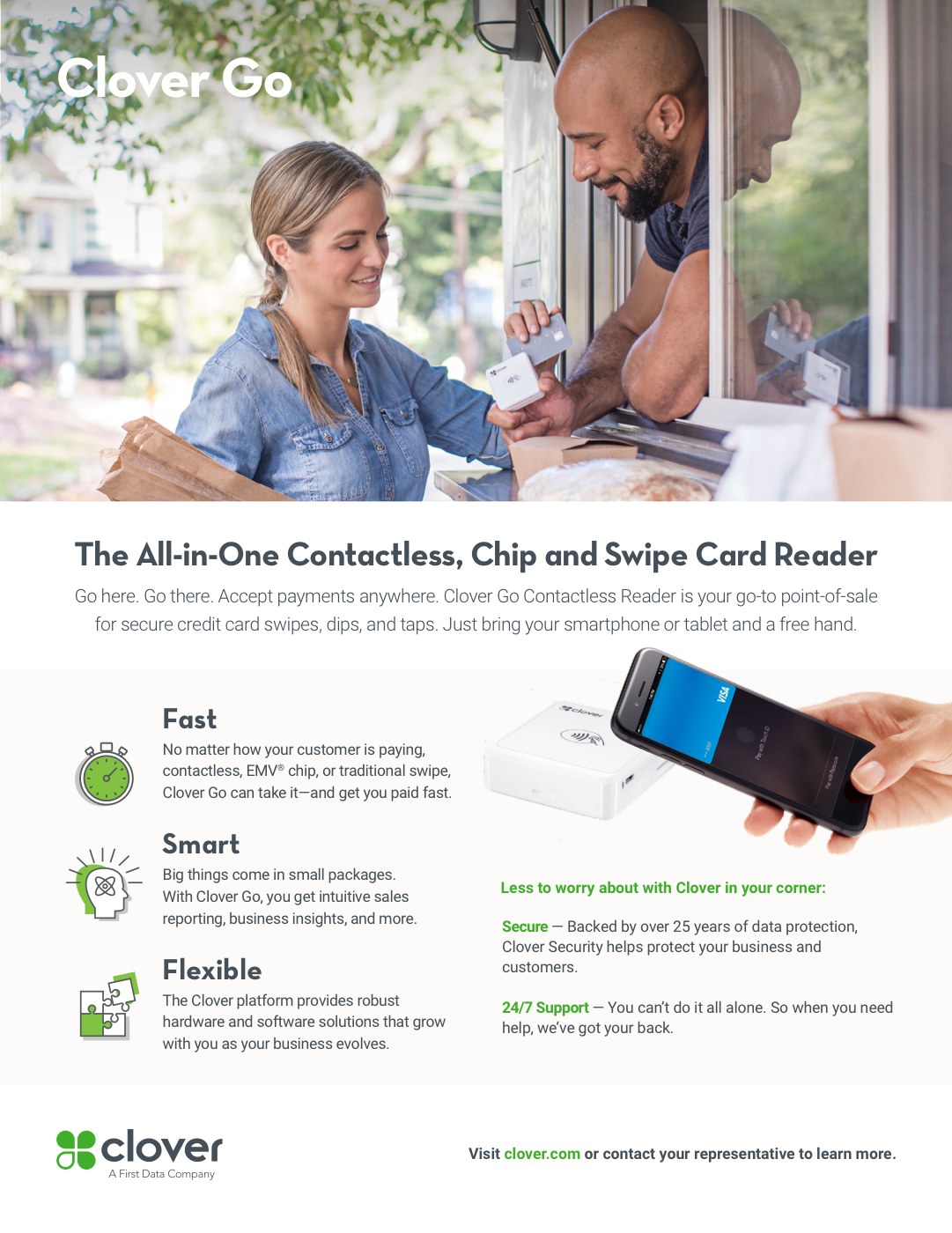 Clover Go sales sheet